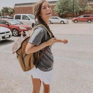 Stylish Tan Backpack